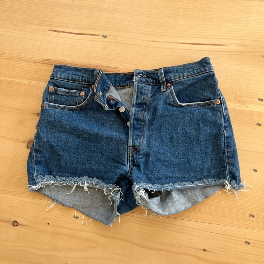 Levi's Premium Blue Denim Shorts